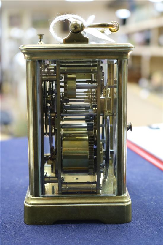 A carriage alarm clock